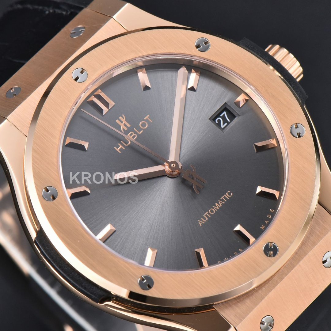 Classic Fusion 42mm Jj+f Gray Dial Black - Authentic Movement