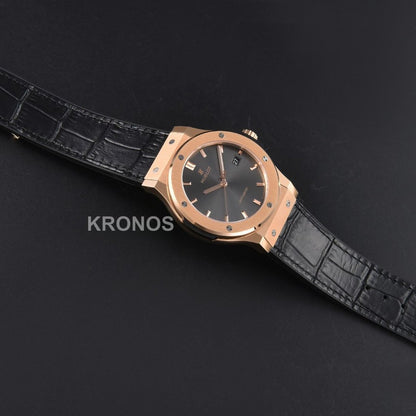 Classic Fusion 42mm Jj+f Gray Dial Black - Authentic Movement