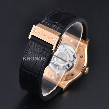 Classic Fusion 42mm Jj+f Gray Dial Black - Authentic Movement