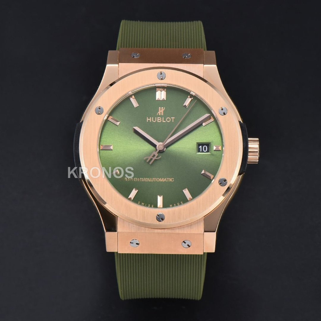 Classic Fusion 42mm Jj+f Green Dial Green  - Authentic Movement