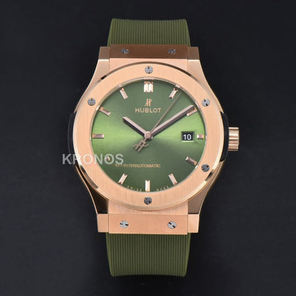 Classic Fusion 42mm Jj+f Green Dial Green  - Authentic Movement