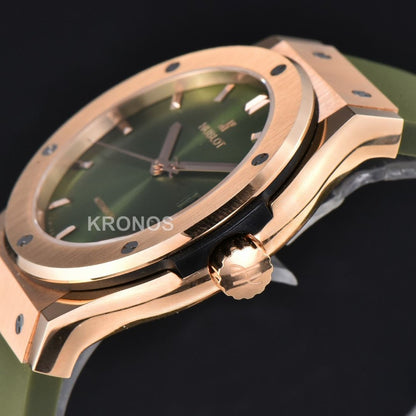 Classic Fusion 42mm Jj+f Green Dial Green  - Authentic Movement