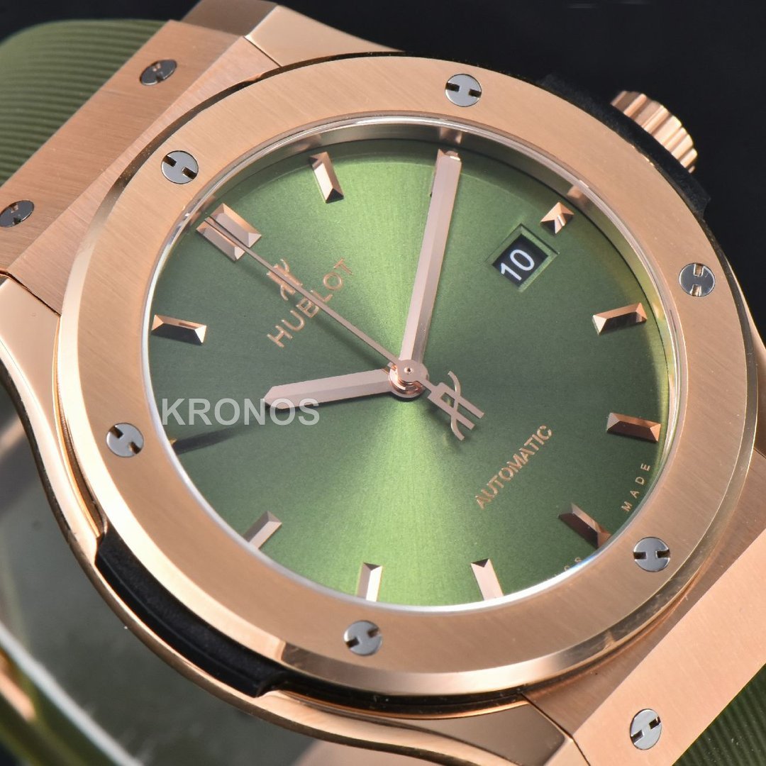 Classic Fusion 42mm Jj+f Green Dial Green  - Authentic Movement