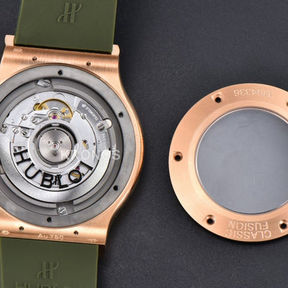Classic Fusion 42mm Jj+f Green Dial Green  - Authentic Movement