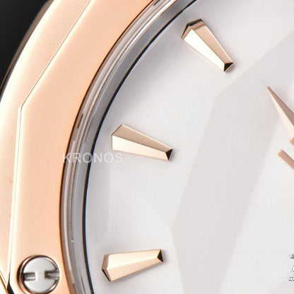 Classic Fusion Orlinski 40mm White Faceted Dial White - Authentic Movement