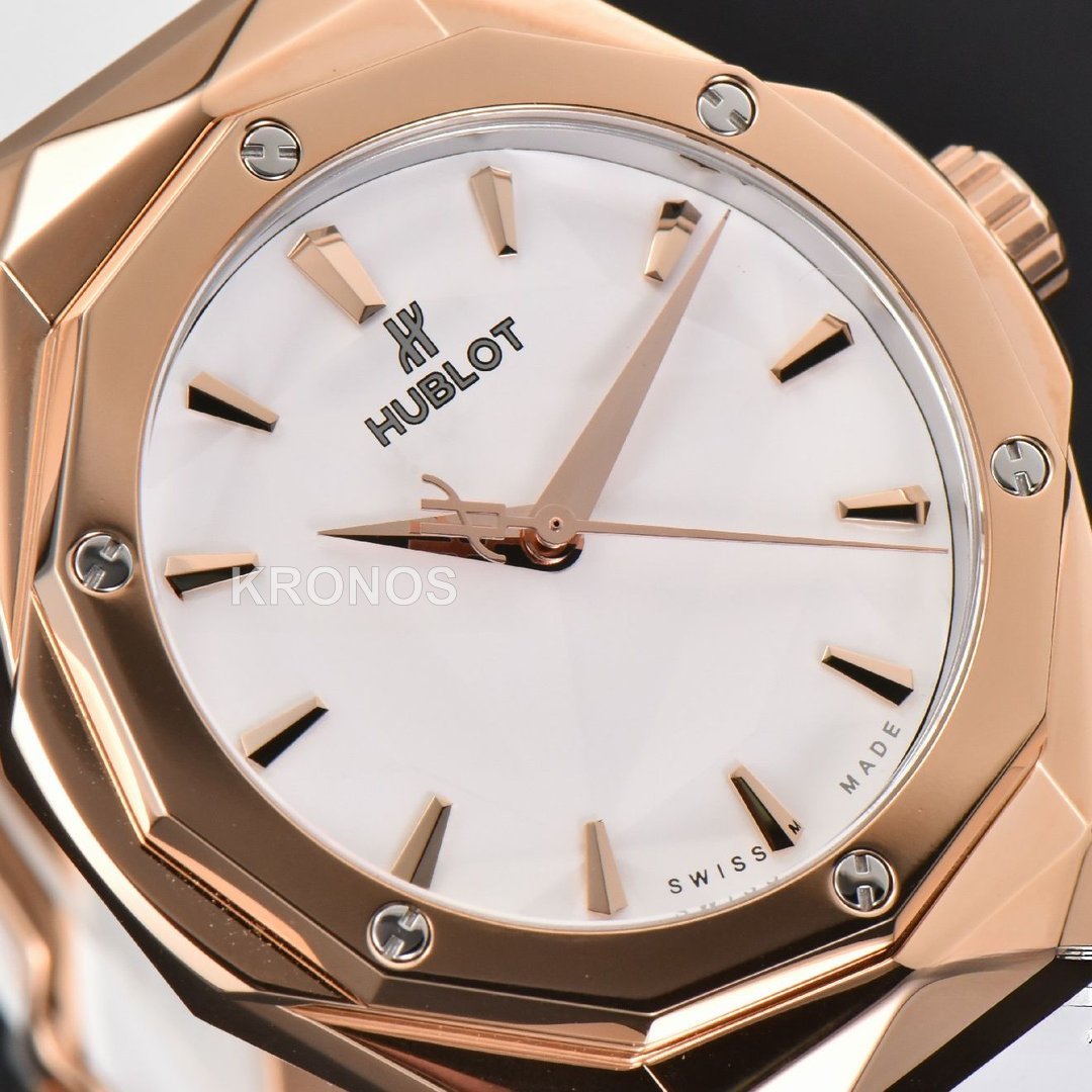 Classic Fusion Orlinski 40mm White Faceted Dial White - Authentic Movement