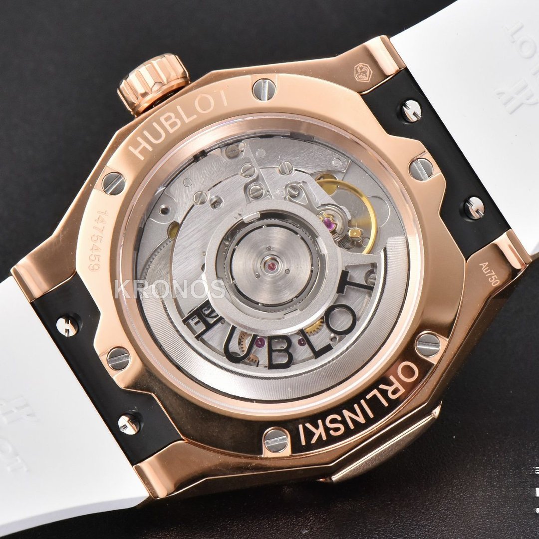Classic Fusion Orlinski 40mm White Faceted Dial White - Authentic Movement
