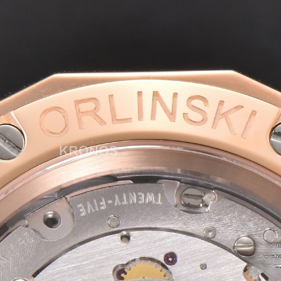 Classic Fusion Orlinski 40mm White Faceted Dial White - Authentic Movement