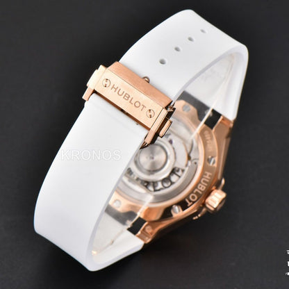 Classic Fusion Orlinski 40mm White Faceted Dial White - Authentic Movement