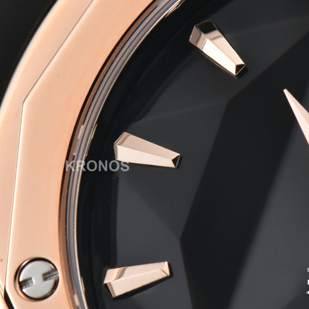 Classic Fusion Orlinski 40mm Black Dial Black Gummy Strap - Authentic Movement