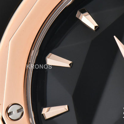Classic Fusion Orlinski 40mm Black Dial Black Gummy Strap - Authentic Movement