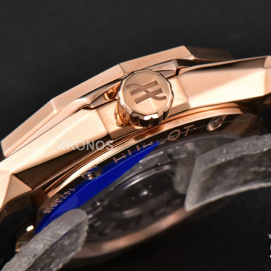 Classic Fusion Orlinski 40mm Black Dial Black Gummy Strap - Authentic Movement