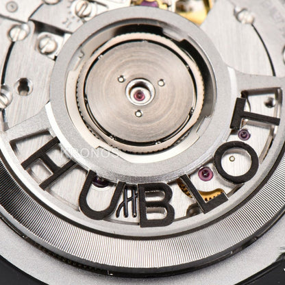 Classic Fusion Orlinski 40mm Black Dial Black Gummy Strap - Authentic Movement