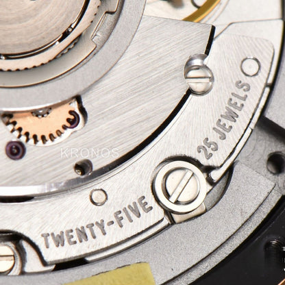 Classic Fusion Orlinski 40mm Black Dial Black Gummy Strap - Authentic Movement