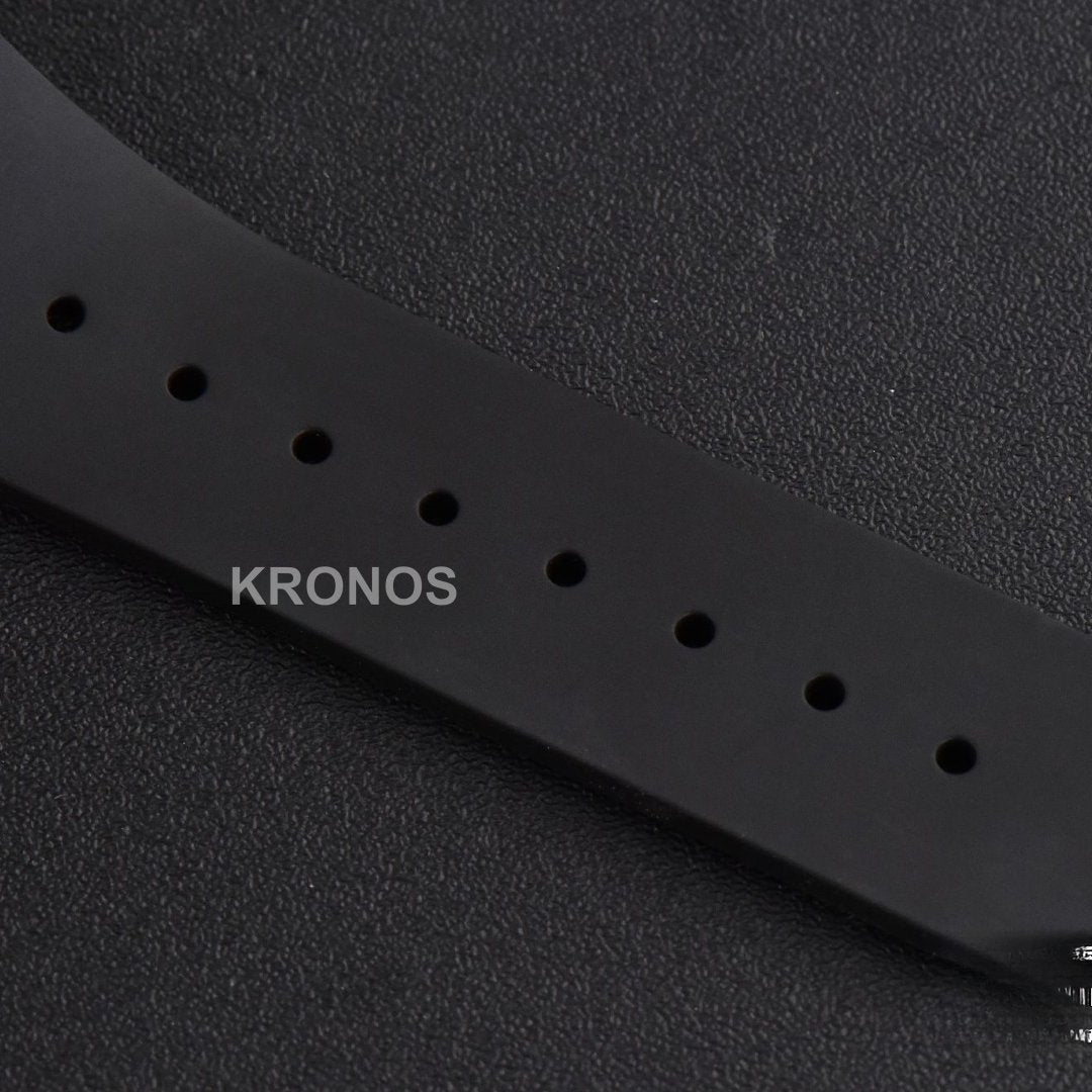 Classic Fusion Orlinski 40mm Black Dial Black Gummy Strap - Authentic Movement