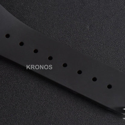 Classic Fusion Orlinski 40mm Black Dial Black Gummy Strap - Authentic Movement