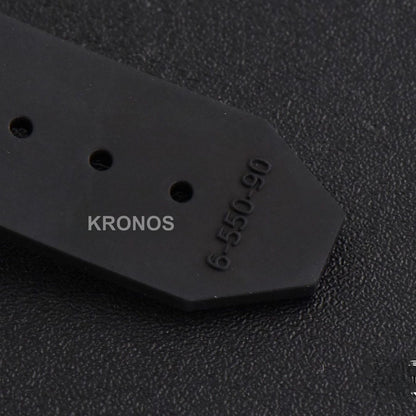 Classic Fusion Orlinski 40mm Black Dial Black Gummy Strap - Authentic Movement
