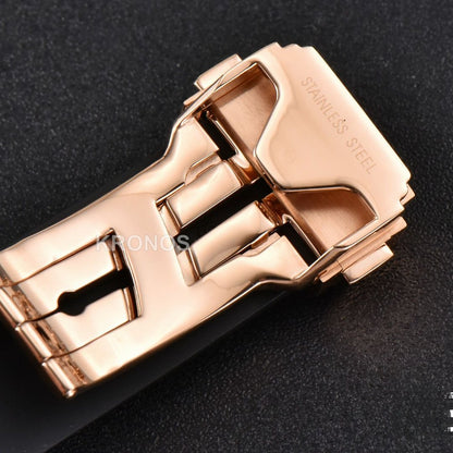 Classic Fusion Orlinski 40mm Black Dial Black Gummy Strap - Authentic Movement