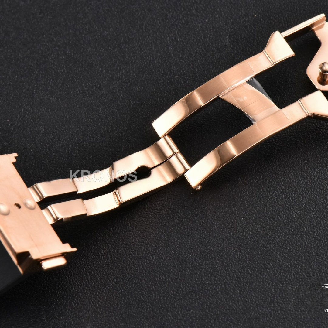 Classic Fusion Orlinski 40mm Black Dial Black Gummy Strap - Authentic Movement