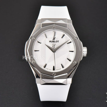 Classic Fusion Orlinski 40mm White Faceted Dial White - Authentic Movement