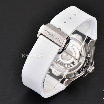 Classic Fusion Orlinski 40mm White Faceted Dial White - Authentic Movement