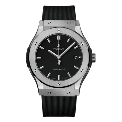 Reloj Classic Fusion Steel Black Dial Kronos Relojes vista frontal