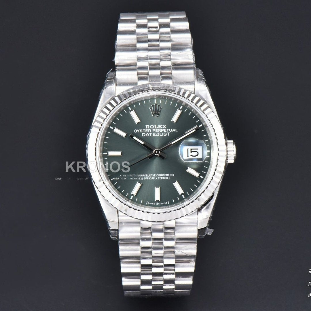 Datejust 36mm Green Dial Jubilee - Authentic Movement