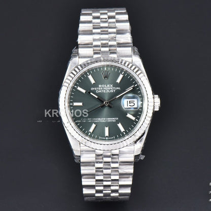 Datejust 36mm Green Dial Jubilee - Authentic Movement