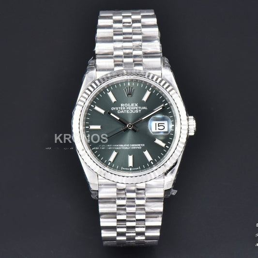 Datejust 36mm Green Dial Jubilee - Authentic Movement