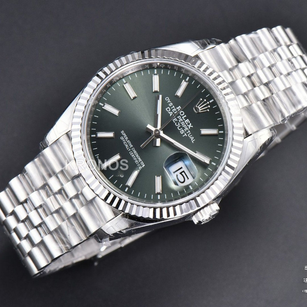 Datejust 36mm Green Dial Jubilee - Authentic Movement