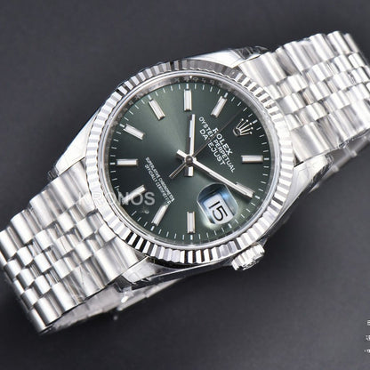 Datejust 36mm Green Dial Jubilee - Authentic Movement