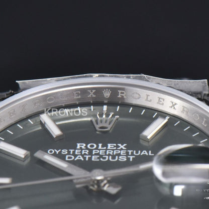 Datejust 36mm Green Dial Jubilee - Authentic Movement