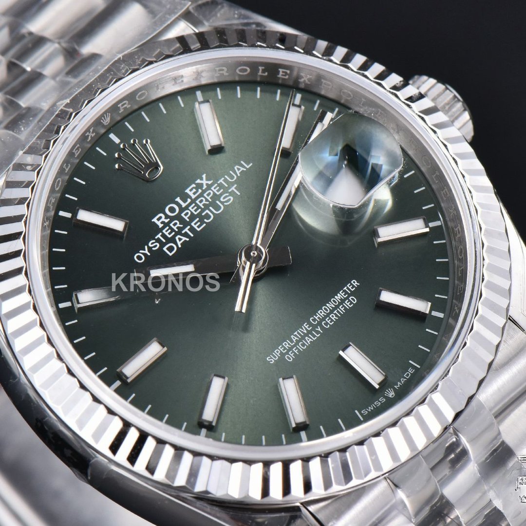 Datejust 36mm Green Dial Jubilee - Authentic Movement