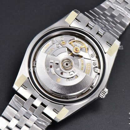 Datejust 41mm Wimbledon Gray Dial Green Marker Jubilee - Authentic Movement