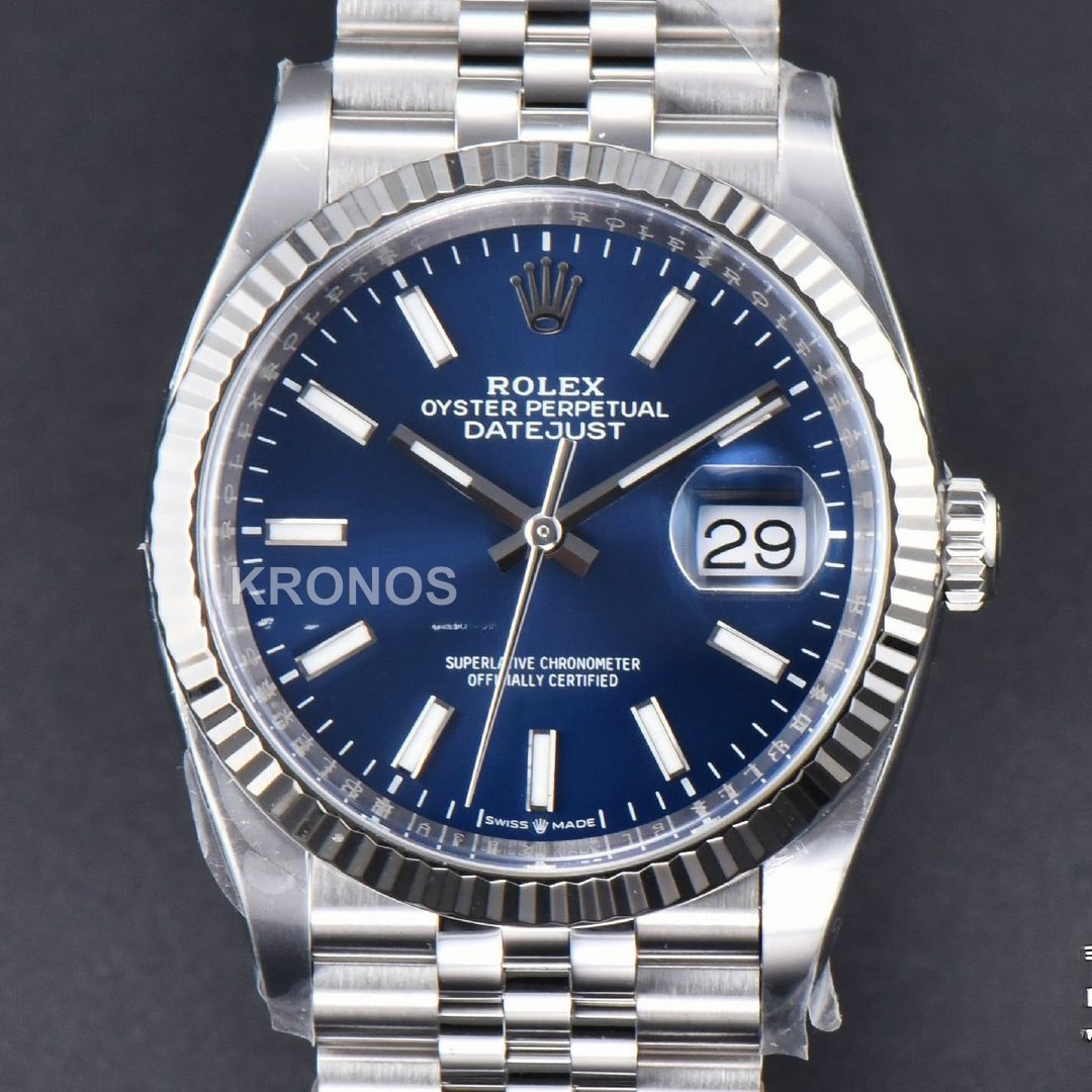 Datejust 36mm Blue Dial - Authentic Movement
