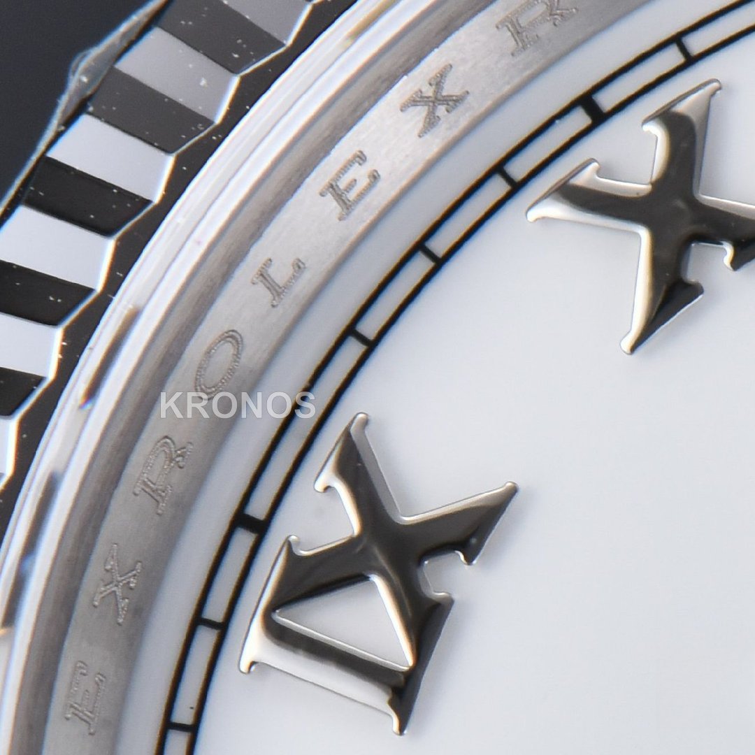 Datejust 36mm White Dial Roma Marker - Authentic Movement
