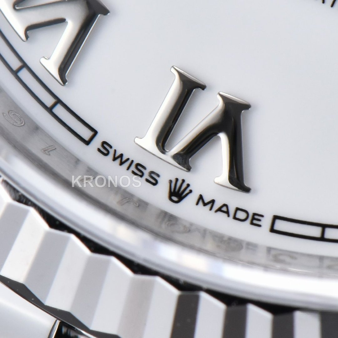 Datejust 36mm White Dial Roma Marker - Authentic Movement