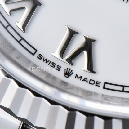 Datejust 36mm White Dial Roma Marker - Authentic Movement