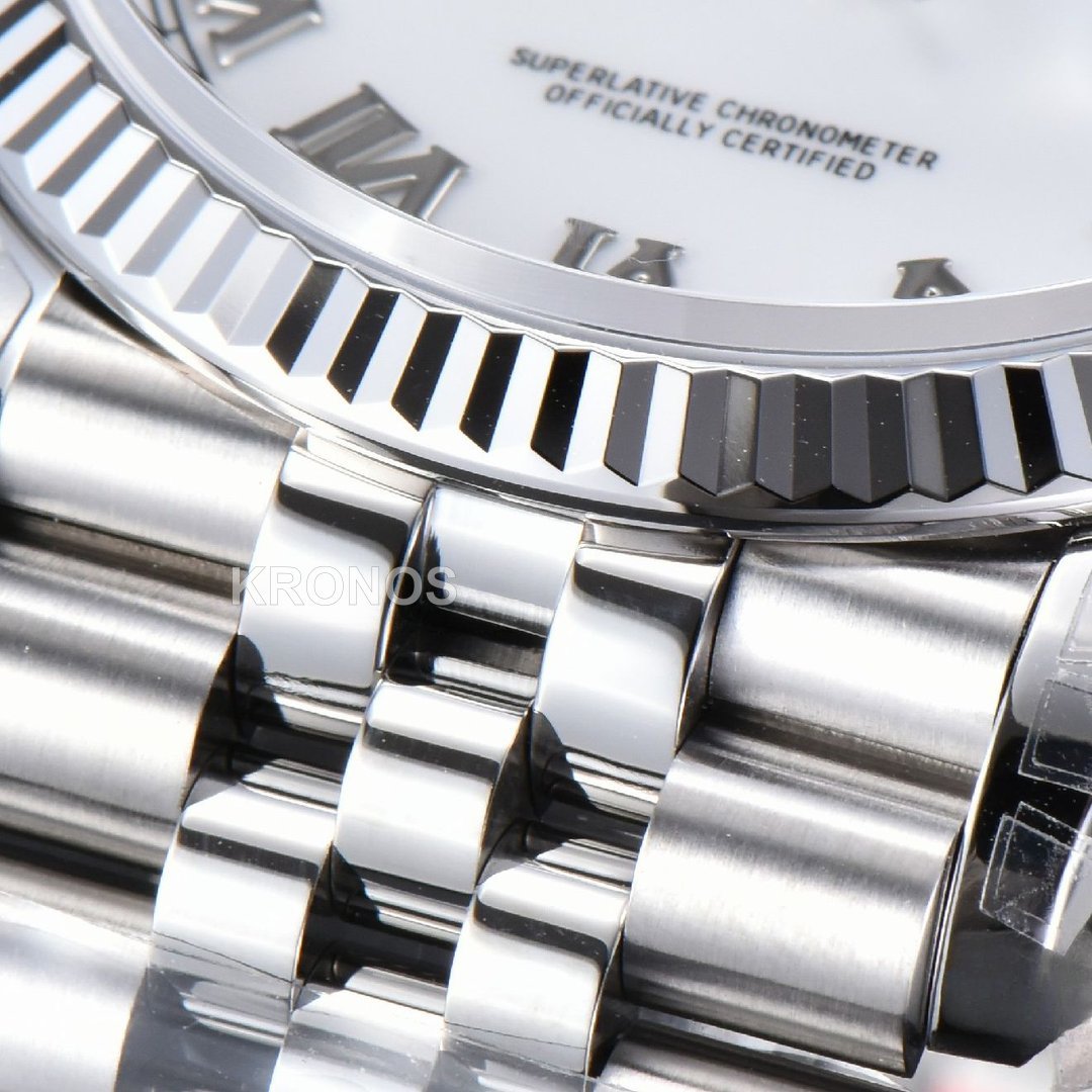 Datejust 36mm White Dial Roma Marker - Authentic Movement