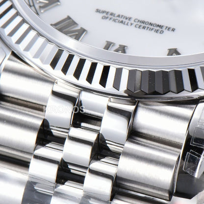 Datejust 36mm White Dial Roma Marker - Authentic Movement