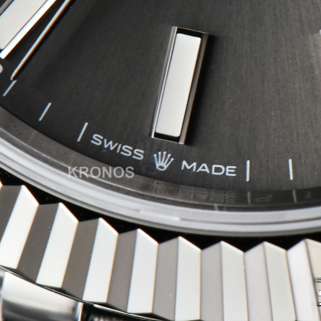 Datejust 41mm Gray Dial Lume Marker - Authentic Movement