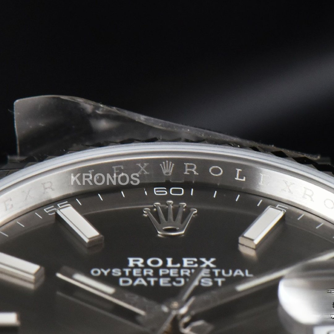 Datejust 41mm Gray Dial Lume Marker - Authentic Movement