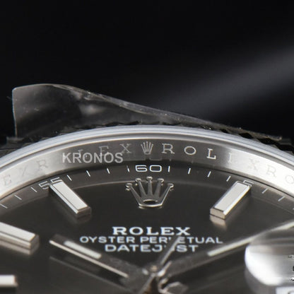 Datejust 41mm Gray Dial Lume Marker - Authentic Movement