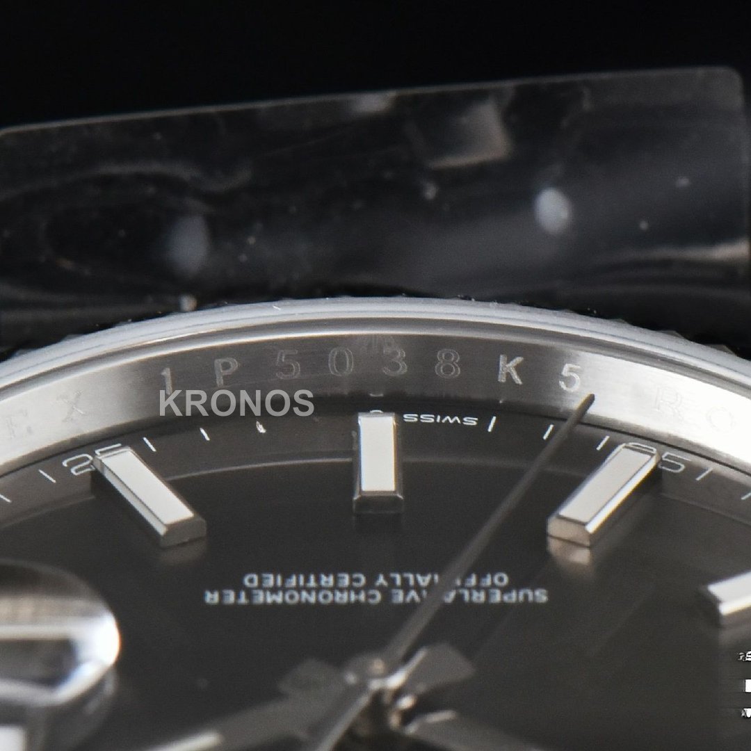 Datejust 41mm Gray Dial Lume Marker - Authentic Movement