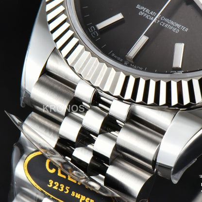 Datejust 41mm Gray Dial Lume Marker - Authentic Movement