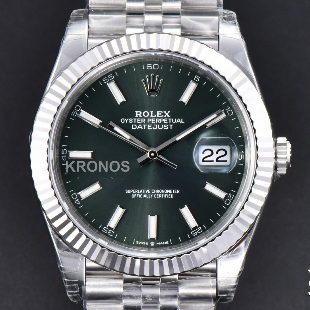 Datejust 41mm Mint Green Dial - Authentic Movement