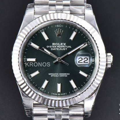 Datejust 41mm Mint Green Dial - Authentic Movement