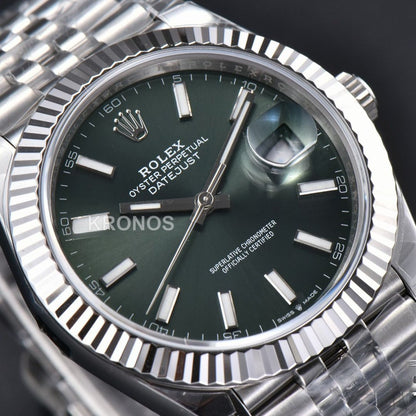 Datejust 41mm Mint Green Dial - Authentic Movement