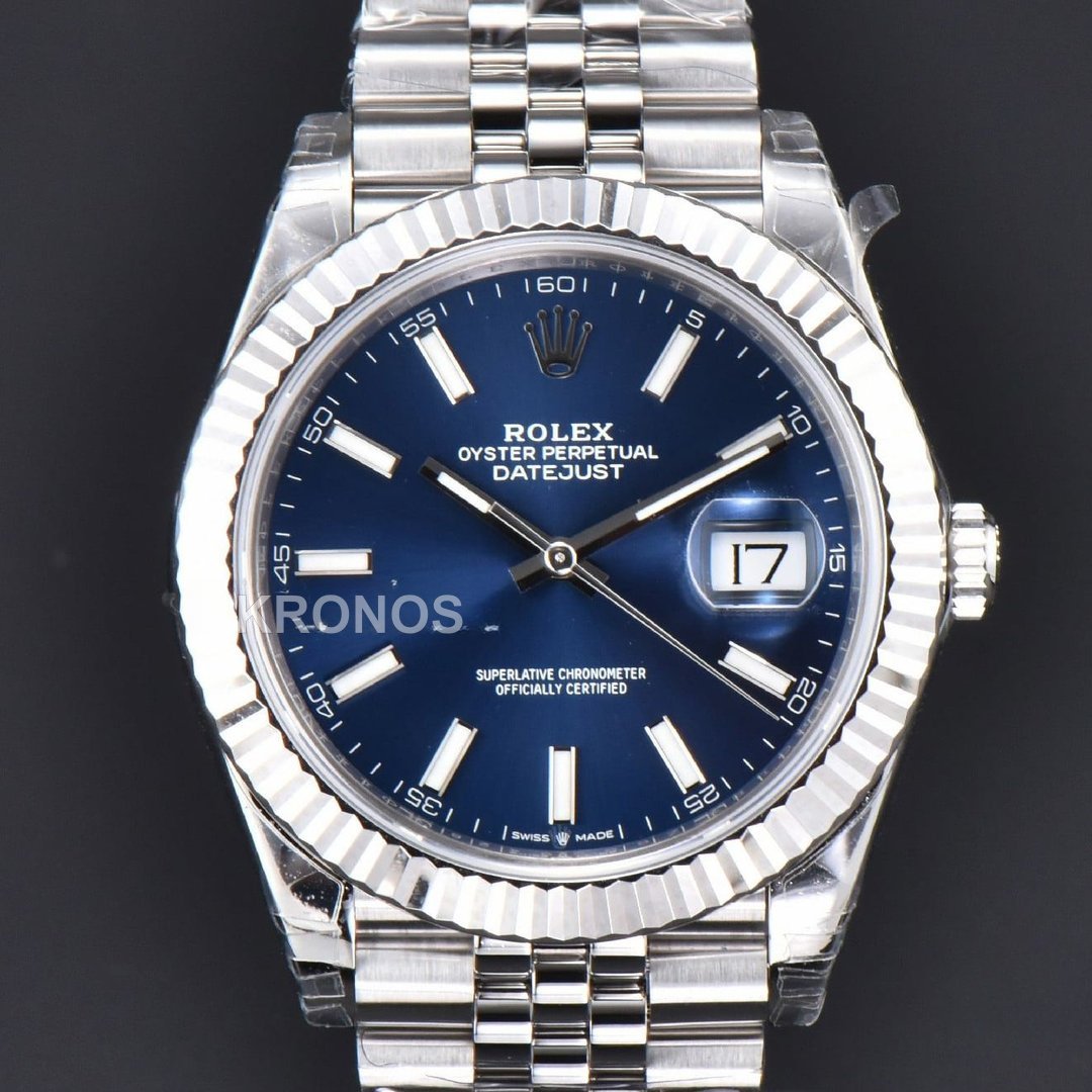 Datejust 41mm Blue Dial Jubilee - Authentic Movement