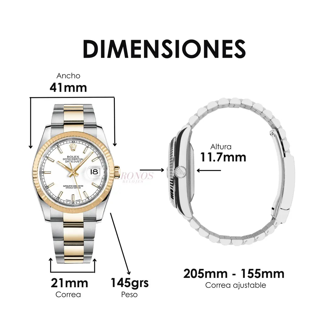 Reloj de lujo accesible Datejust Rolesor Kronos Relojes - Embalaje premium